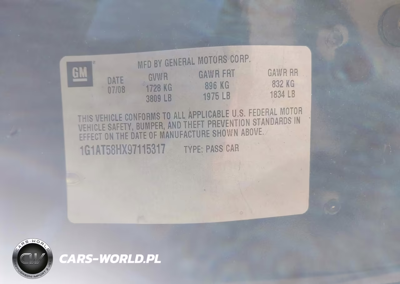 2009 Chevrolet Cobalt Lt VIN:1G1AT58HX97115317 - 9