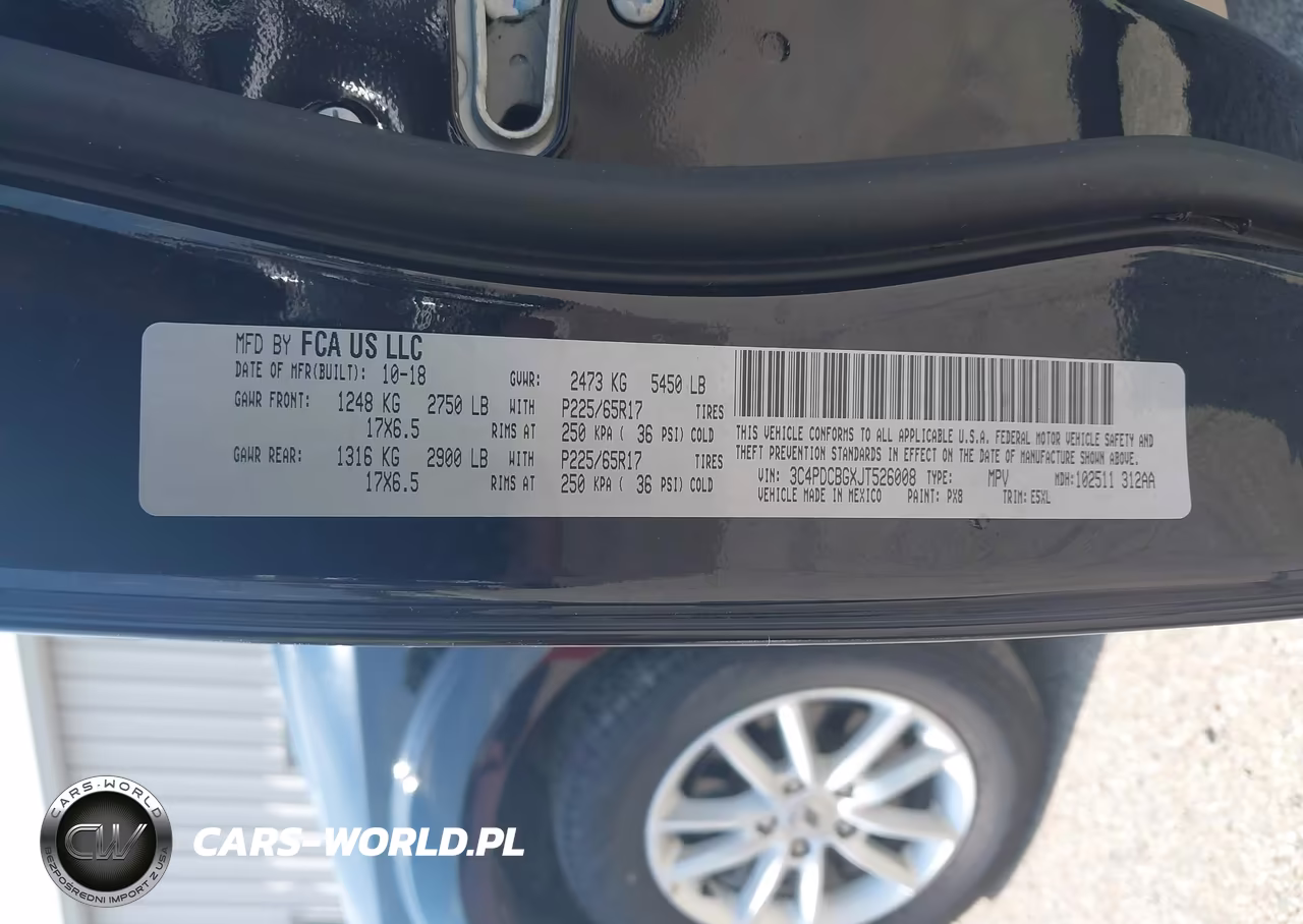 2018 Dodge Journey Sxt VIN:3C4PDCBGXJT526008 - 9