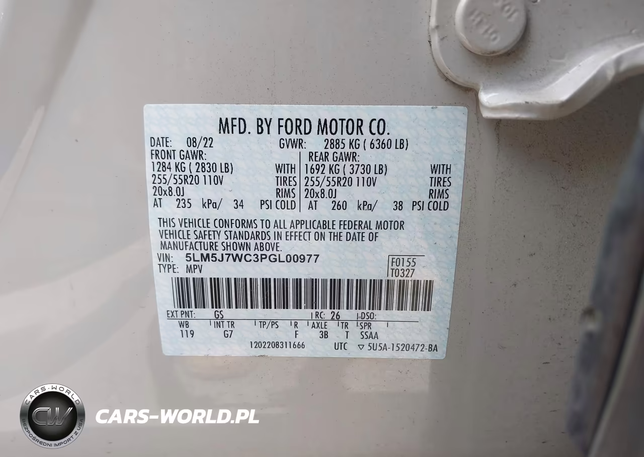2023 Lincoln Aviator Reserve VIN:5LM5J7WC3PGL00977 - 9