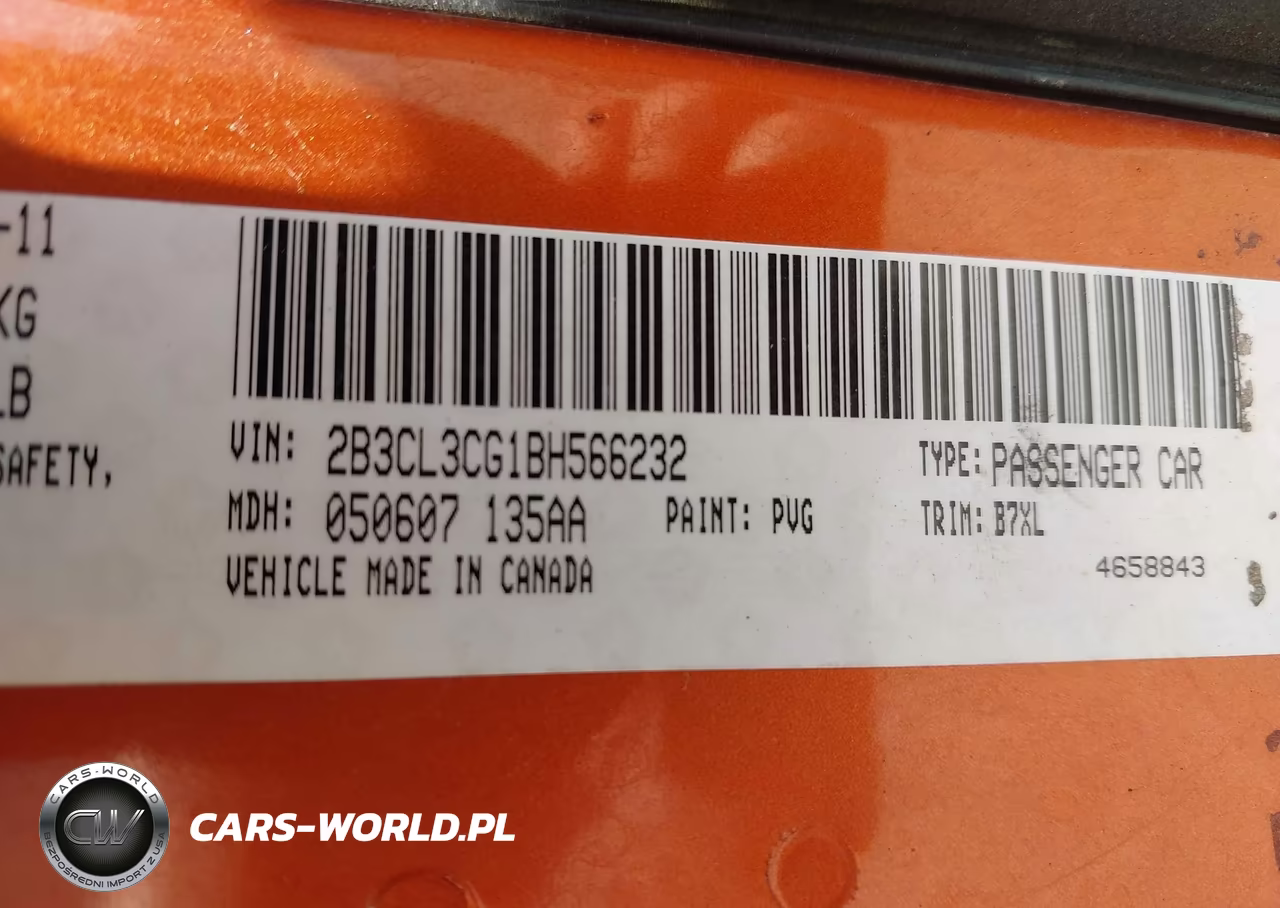 2011 Dodge Charger VIN:2B3CL3CG1BH566232 - 9