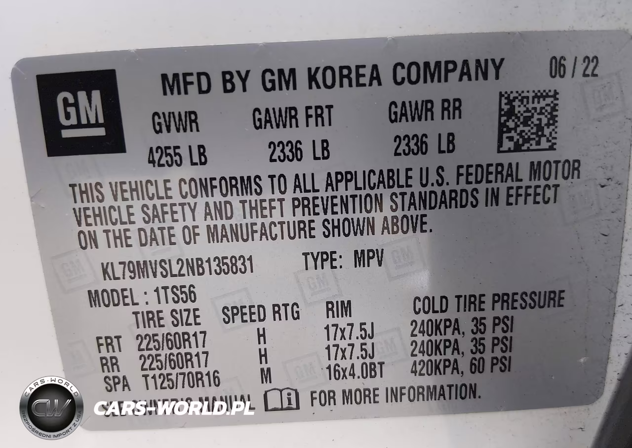 2022 Chevrolet Trailblazer Fwd Activ VIN:KL79MVSL2NB135831 - 9