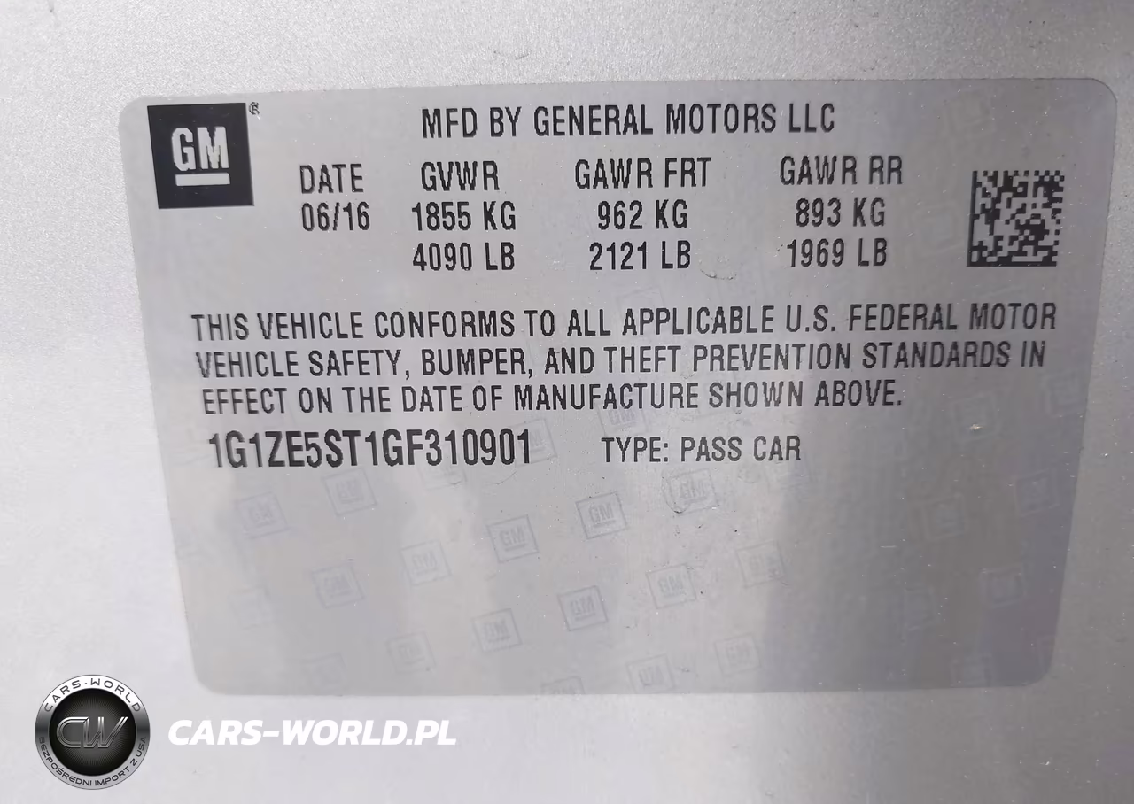 2016 Chevrolet Malibu 1Lt VIN:1G1ZE5ST1GF310901 - 9