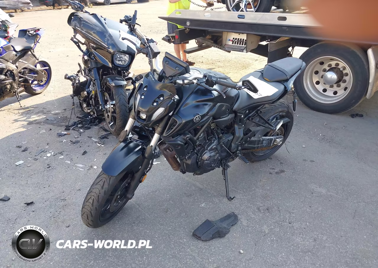 2024 Yamaha Mt07 VIN:JYARM32E6RA008354 - 2