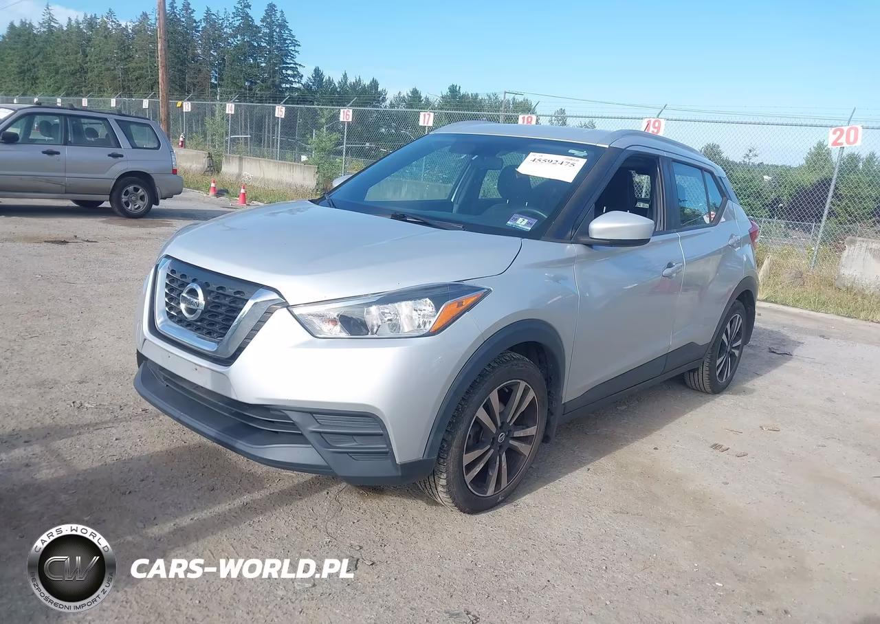 2019 Nissan Kicks Sv VIN:3N1CP5CU3KL534056 - 2