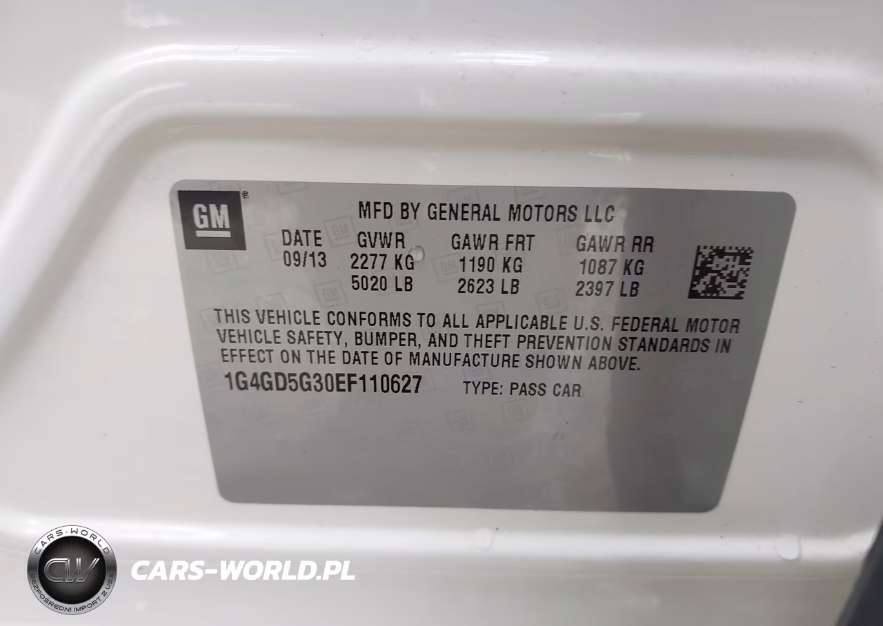 2014 Buick Lacrosse Premium I Group VIN:1G4GD5G30EF110627 - 9