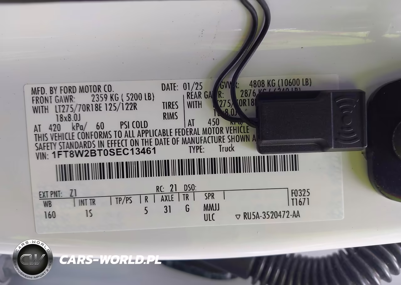 2025 Ford F-250 Xl VIN:1FT8W2BT0SEC13461 - 9