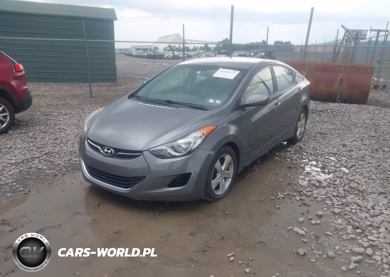 2012 Hyundai Elantra Gls VIN:5NPDH4AE5CH117608 - 2