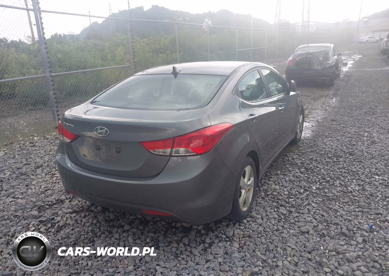 2012 Hyundai Elantra Gls VIN:5NPDH4AE5CH117608 - 4