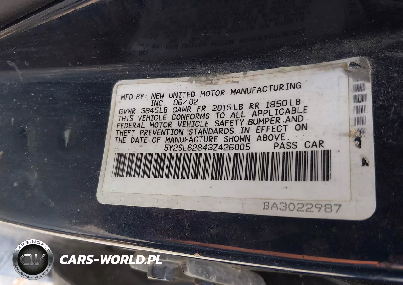 2003 Pontiac Vibe VIN:5Y2SL62843Z426005 - 9
