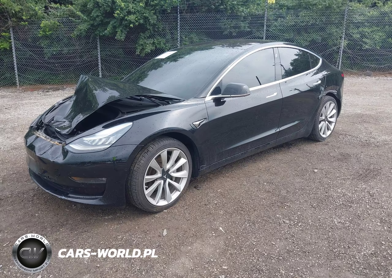 2018 Tesla Model 3 Long Range-Mid Range VIN:5YJ3E1EA3JF154579 - 2