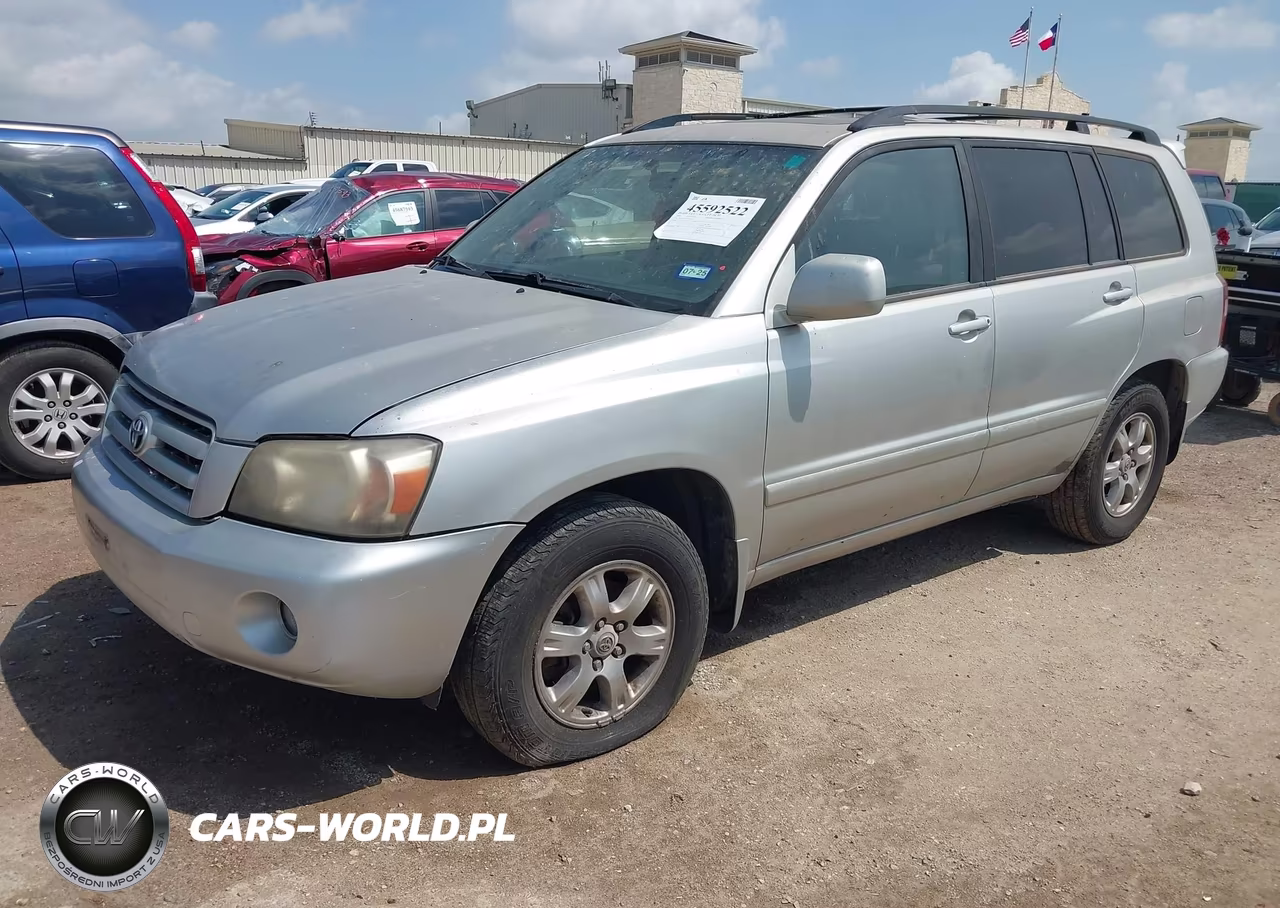 2007 Toyota Highlander V6 (2 Rows) (A5) VIN:JTEGP21A270133328 - 2