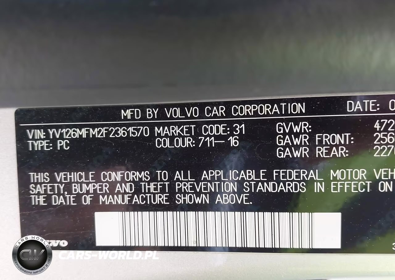 2015 Volvo S60 T5 Platinum VIN:YV126MFM2F2361570 - 9