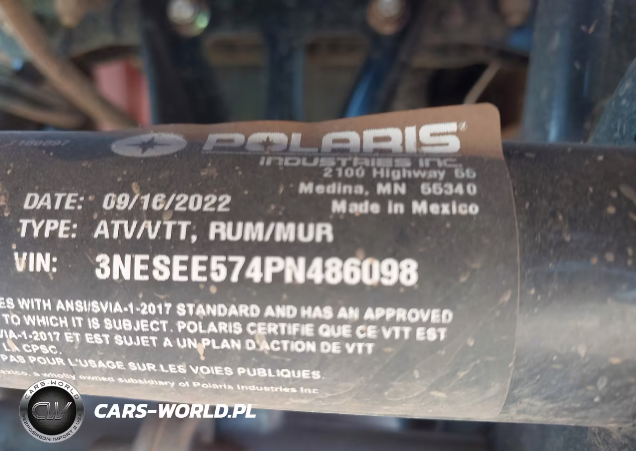 2023 Polaris Sportsman VIN:3NESEE574PN486098 - 9
