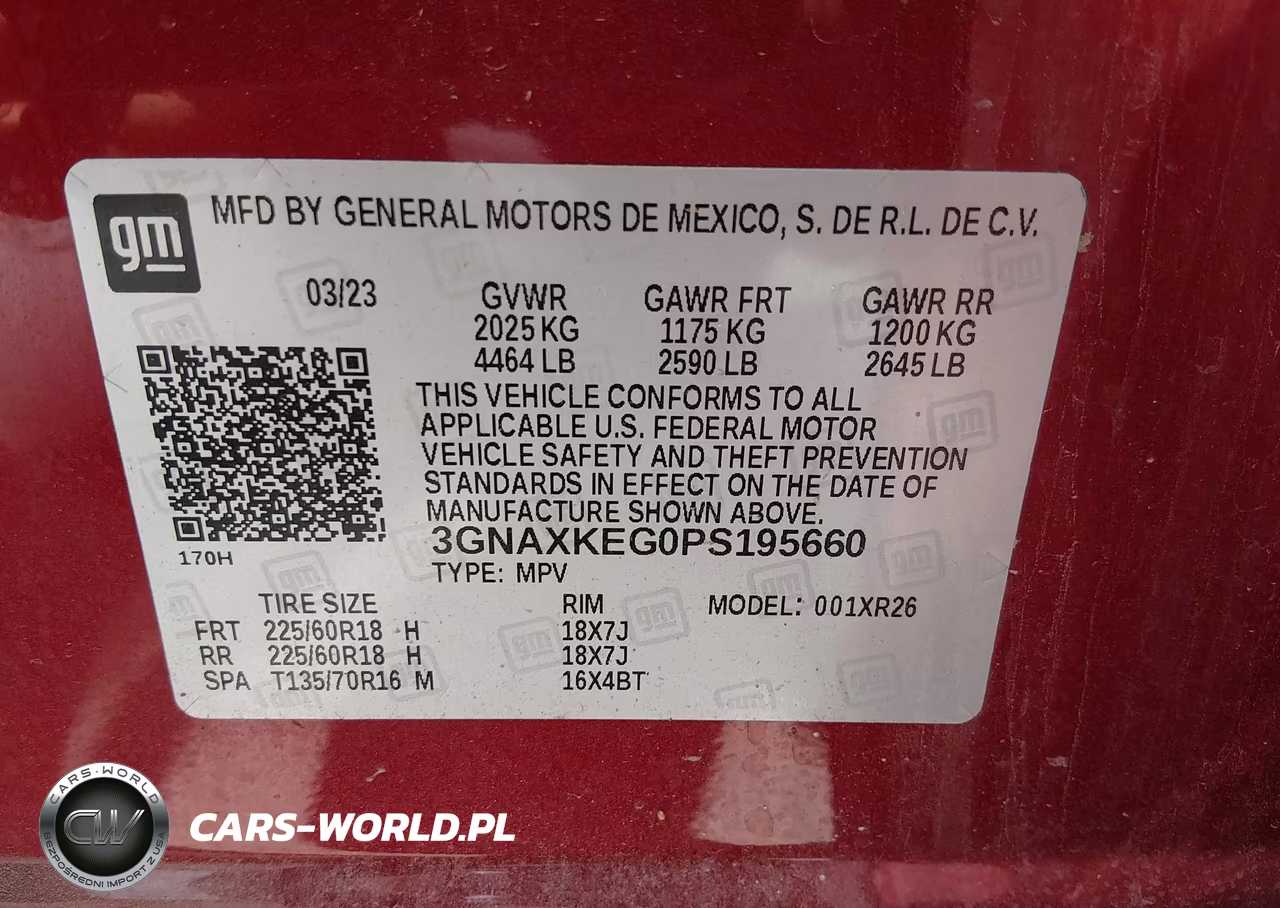 2023 Chevrolet Equinox Fwd Lt VIN:3GNAXKEG0PS195660 - 9