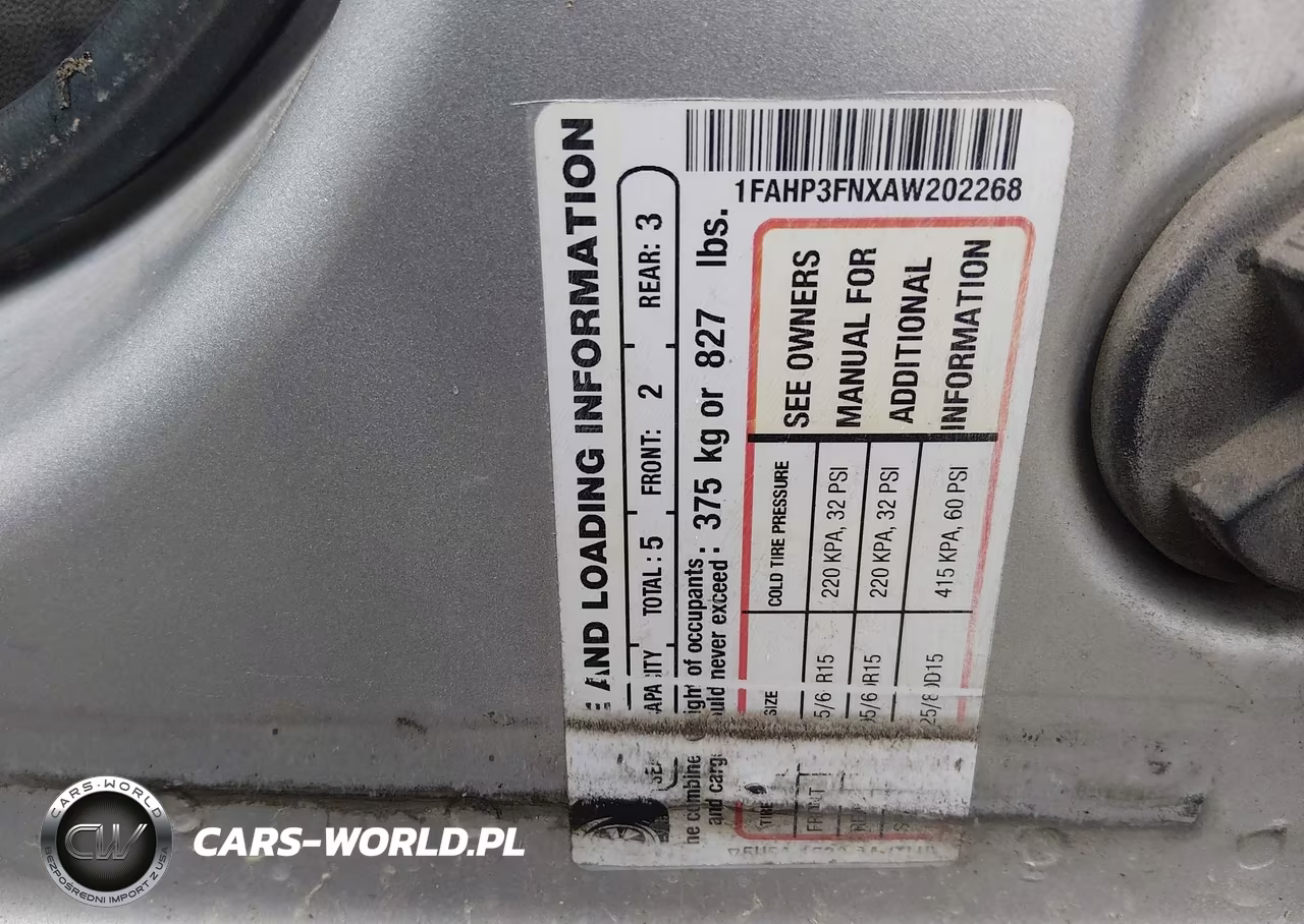 2010 Ford Focus Se VIN:1FAHP3FNXAW202268 - 9