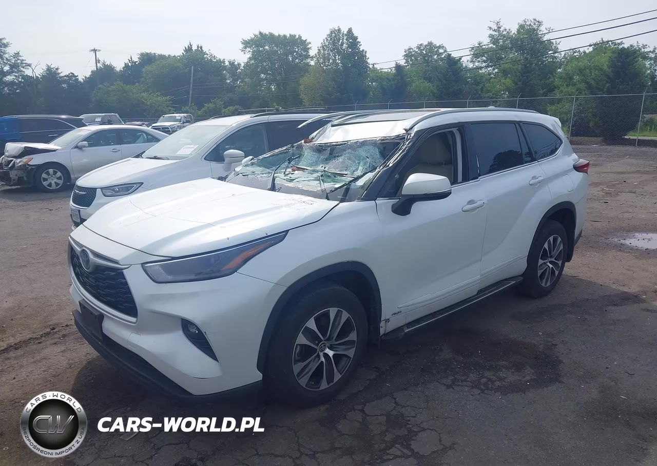 2022 Toyota Highlander Hybrid Xle VIN:5TDGBRCH8NS554972 - 2