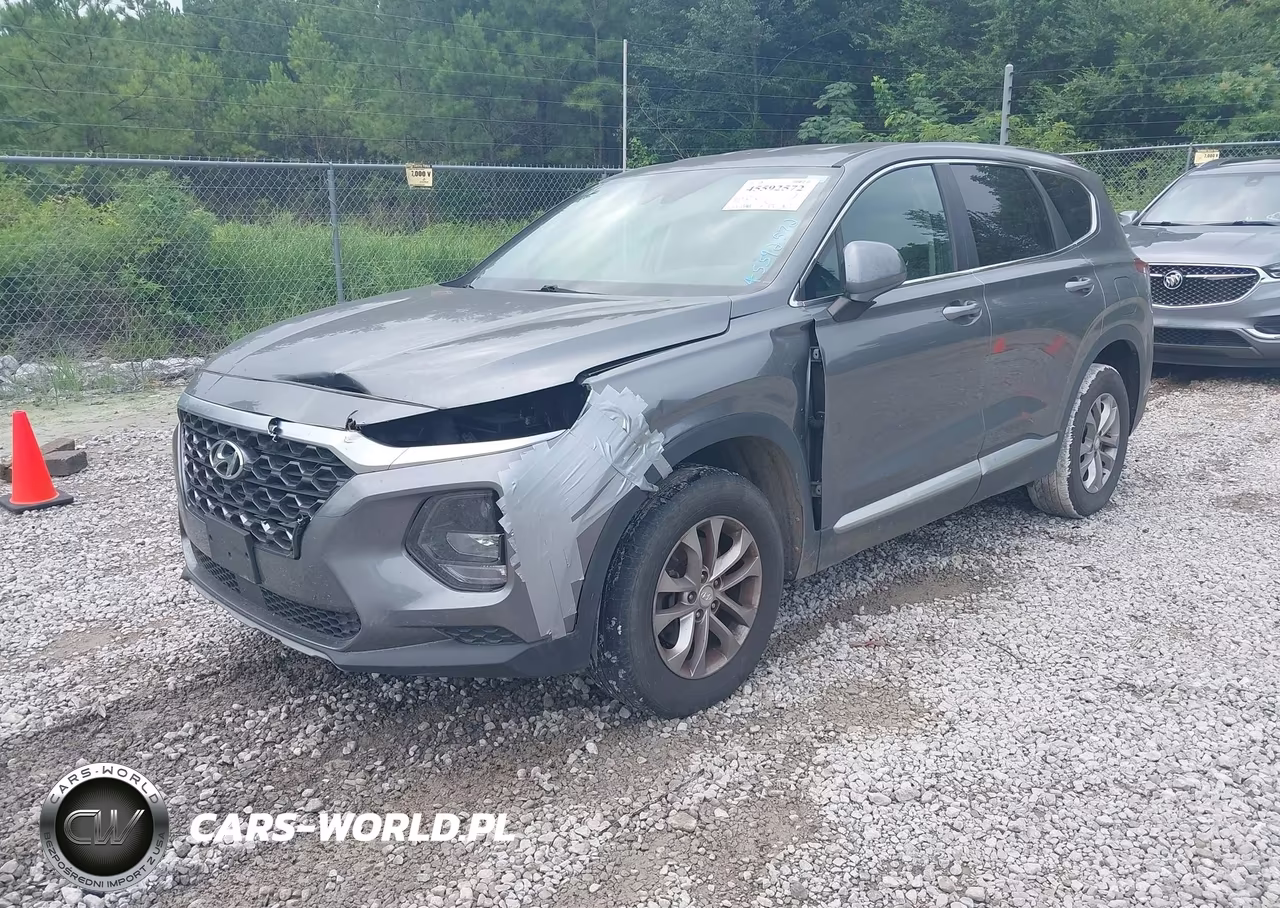 2019 Hyundai Santa Fe Se VIN:5NMS23AD4KH028277 - 2