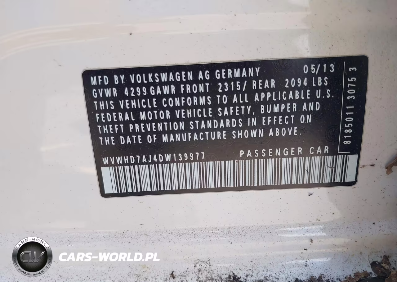 2013 Volkswagen Gti 4-Door-4-Door Autobahn-Drivers Edition-Wolfsburg Edition VIN:WVWHD7AJ4DW139977 - 9