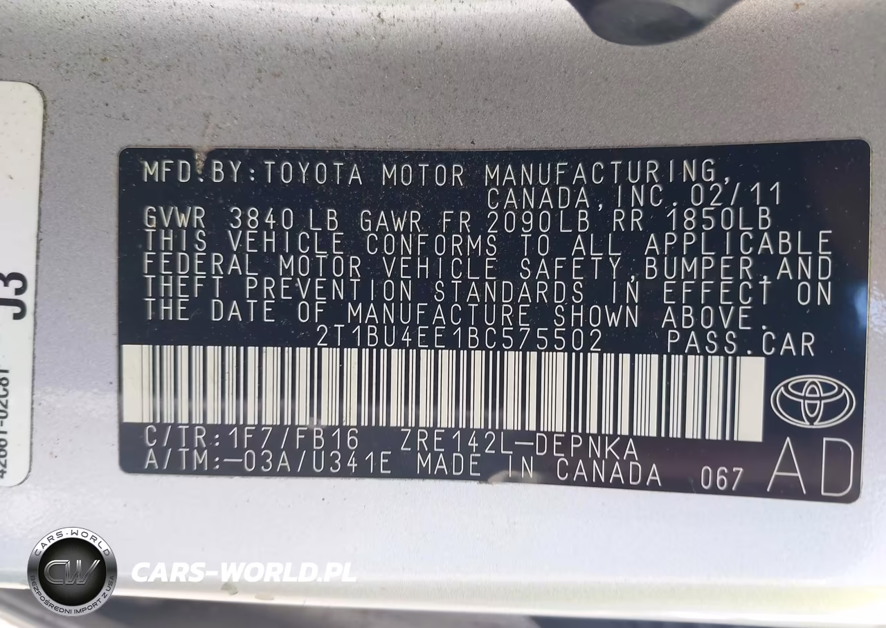 2011 Toyota Corolla Le VIN:2T1BU4EE1BC575502 - 9