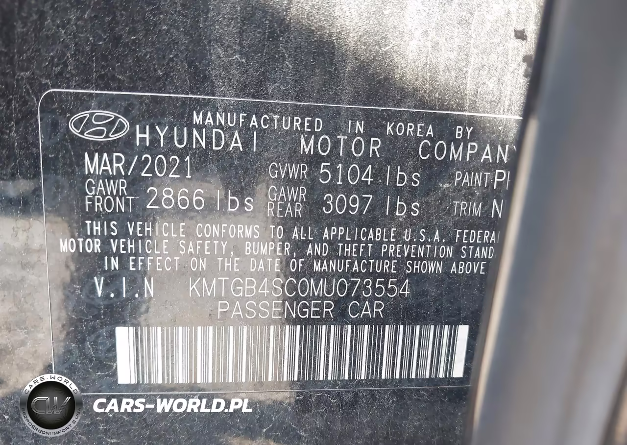 2021 Genesis G80 2.5T Rwd VIN:KMTGB4SC0MU073554 - 9