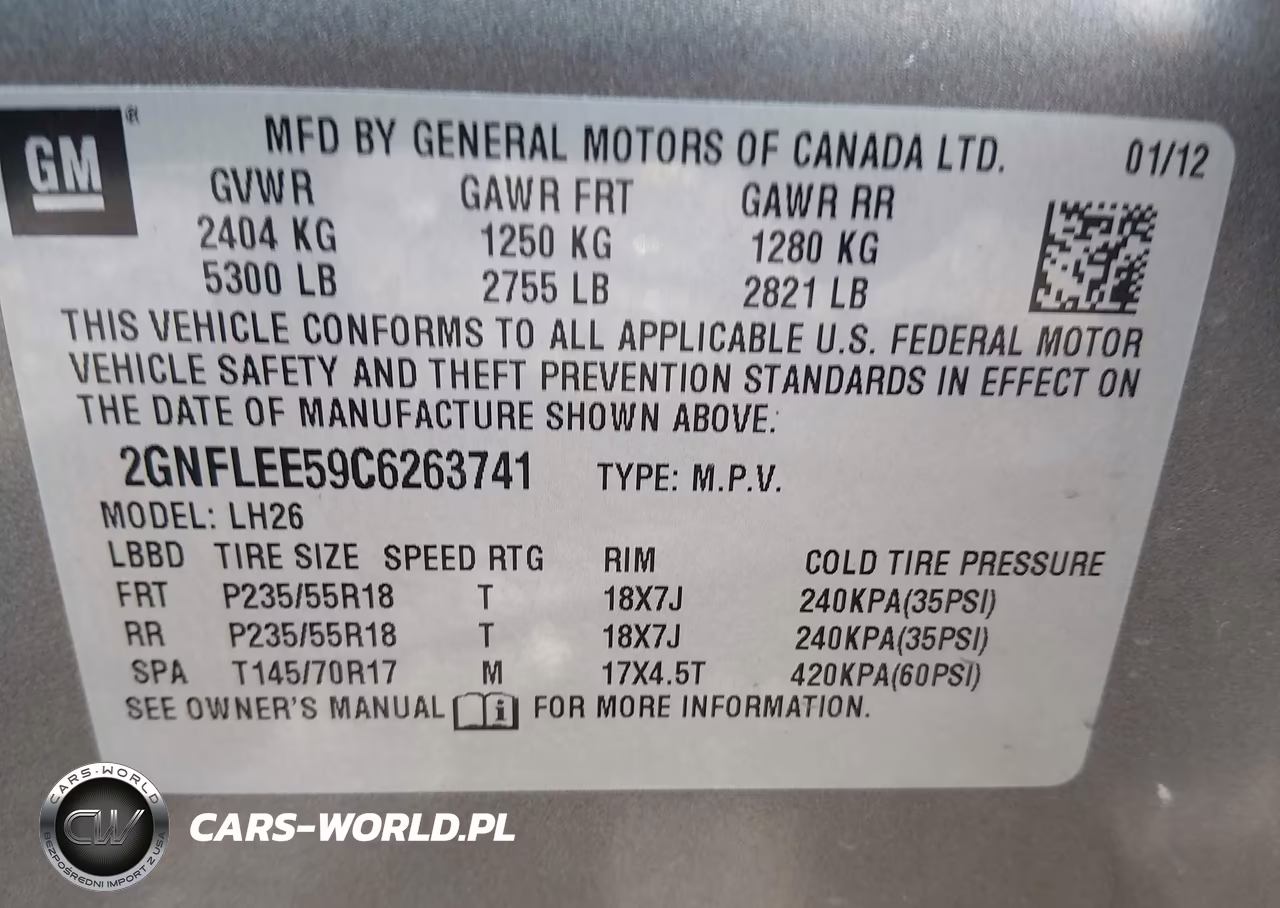 2012 Chevrolet Equinox Lt W-1Lt VIN:2GNFLEE59C6263741 - 9