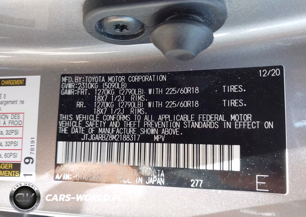 2021 Lexus Nx 300 VIN:JTJGARBZ8M2188317 - 9