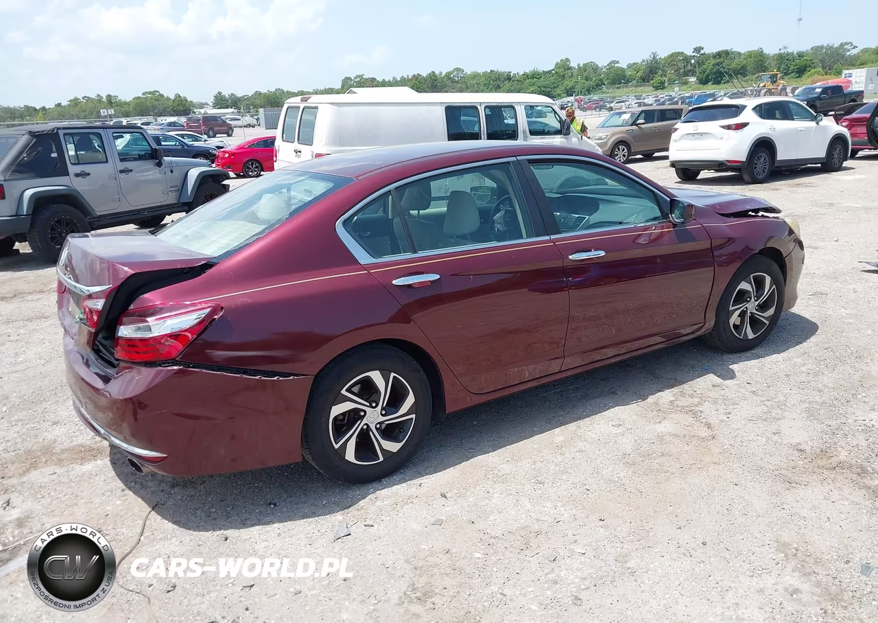 2017 Honda Accord Lx VIN:1HGCR2F35HA287956 - 4
