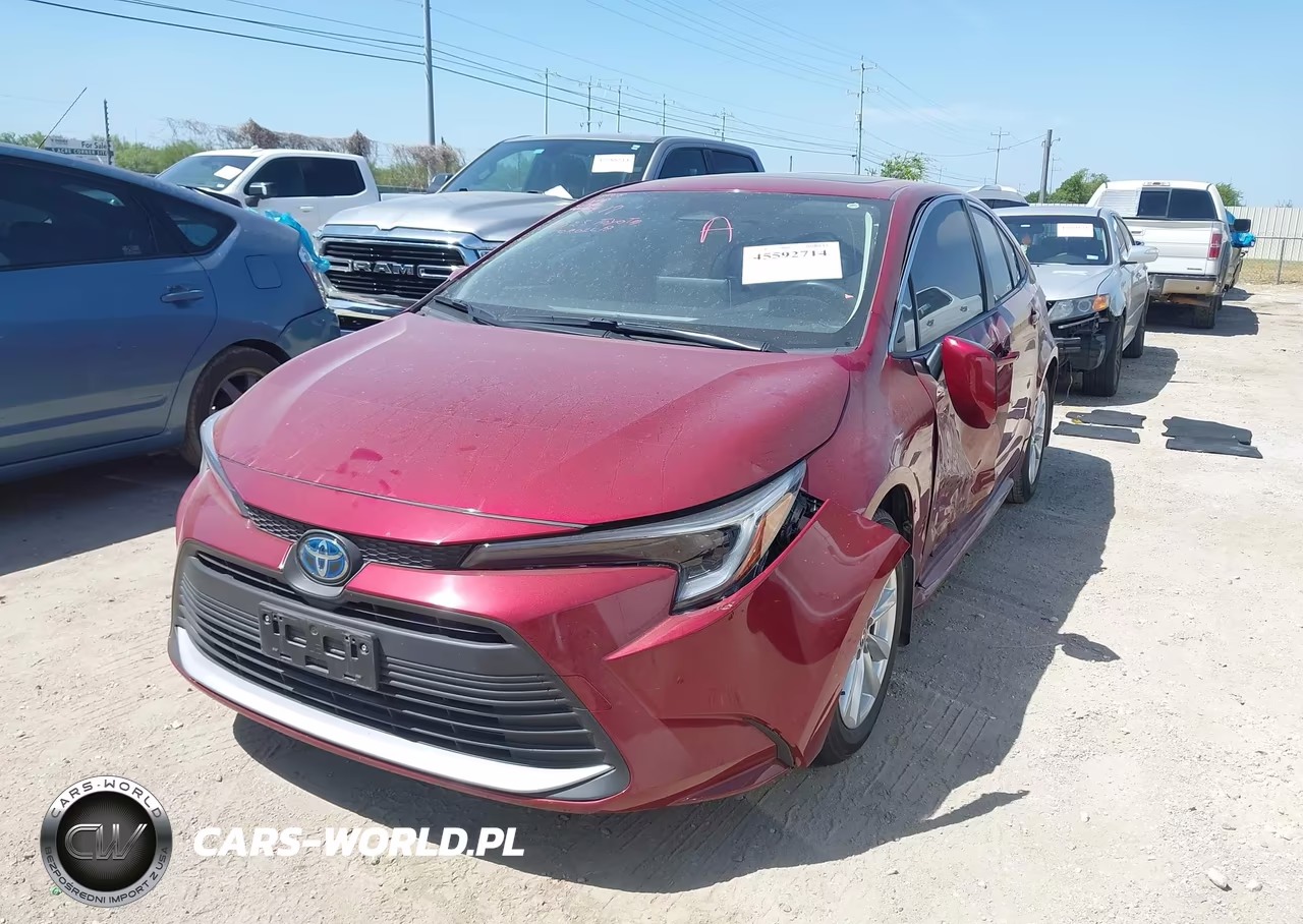 2025 Toyota Corolla Hybrid Xle VIN:JTDBCMFE0S3070576 - 2