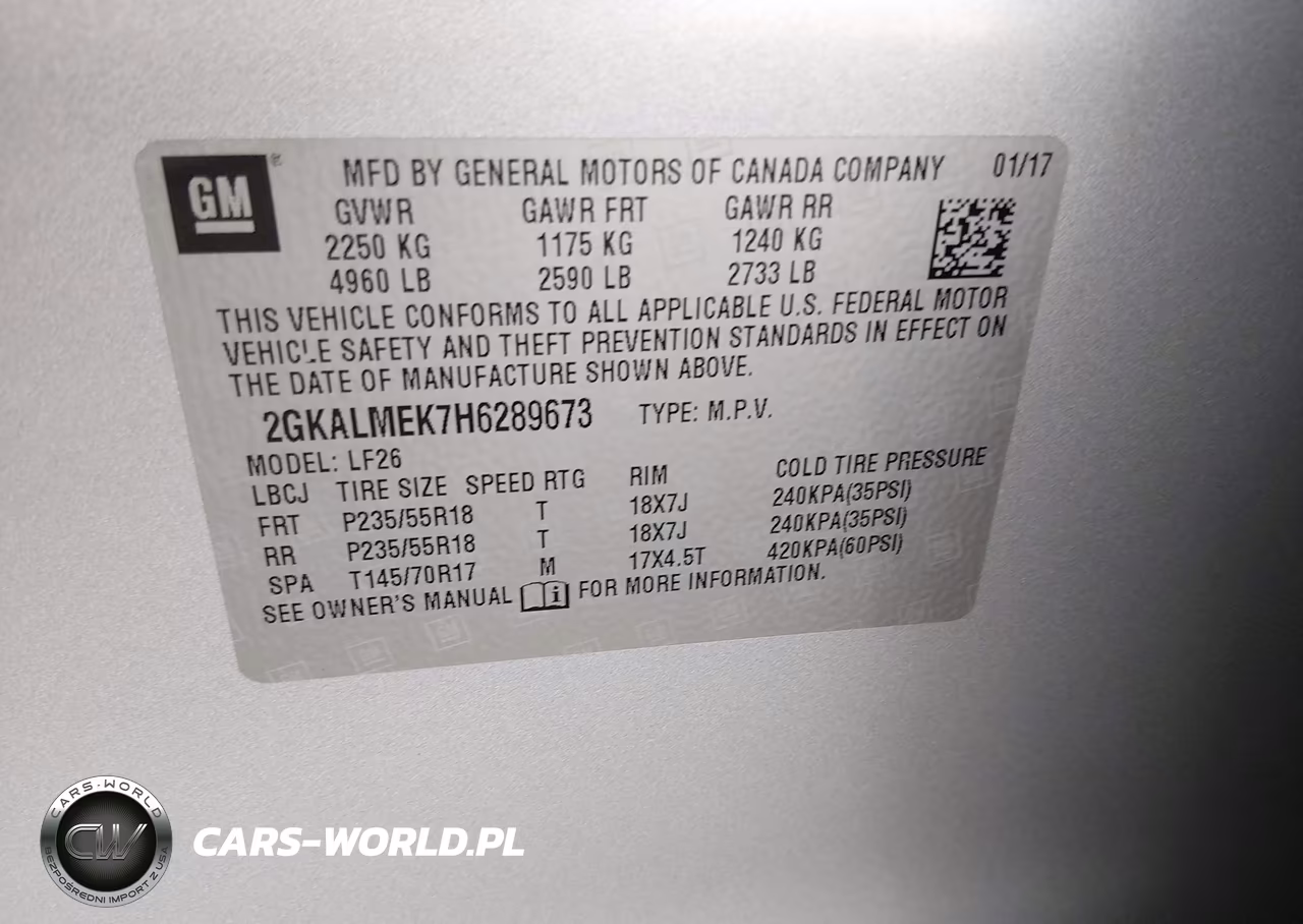 2017 GMC Terrain Sle-1 VIN:2GKALMEK7H6289673 - 9