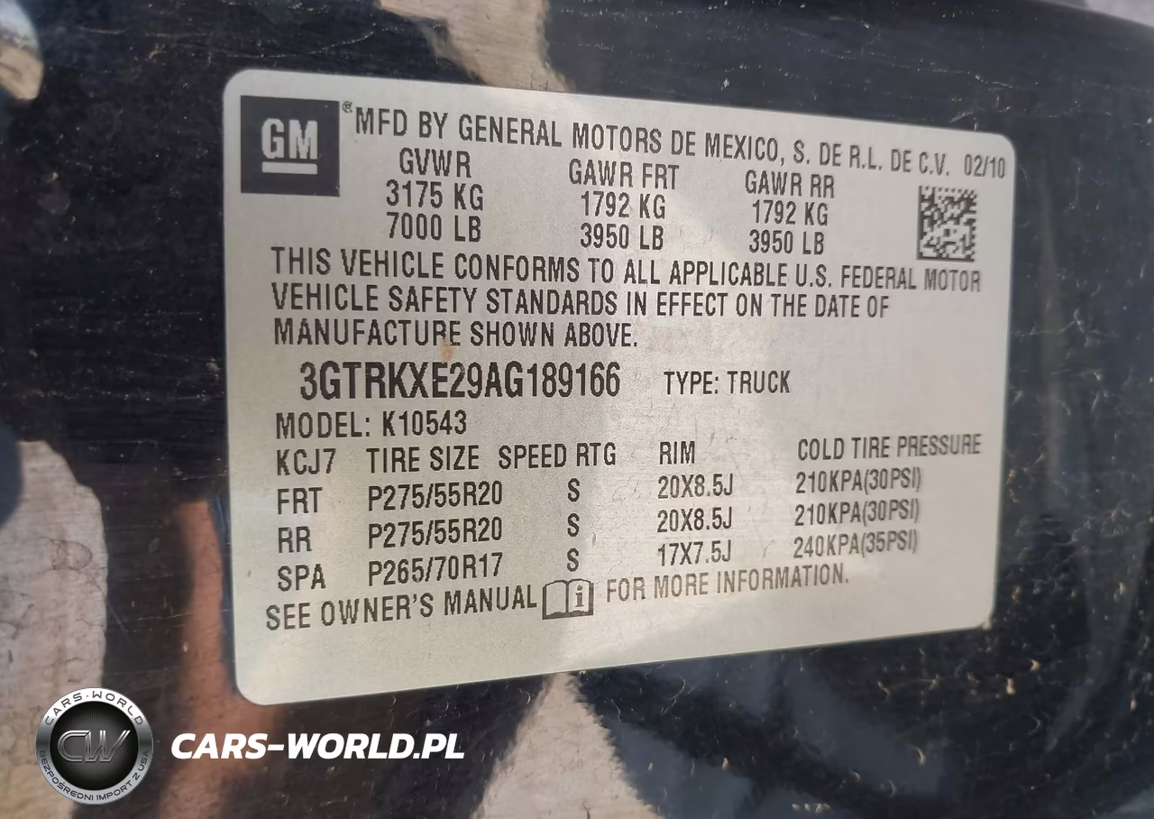 2010 GMC Sierra K1500 Denali VIN:3GTRKXE29AG189166 - 9