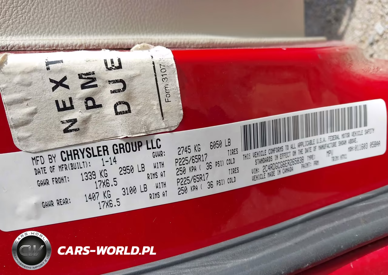 2014 Dodge Grand Caravan Sxt VIN:2C4RDGCG6ER265838 - 9