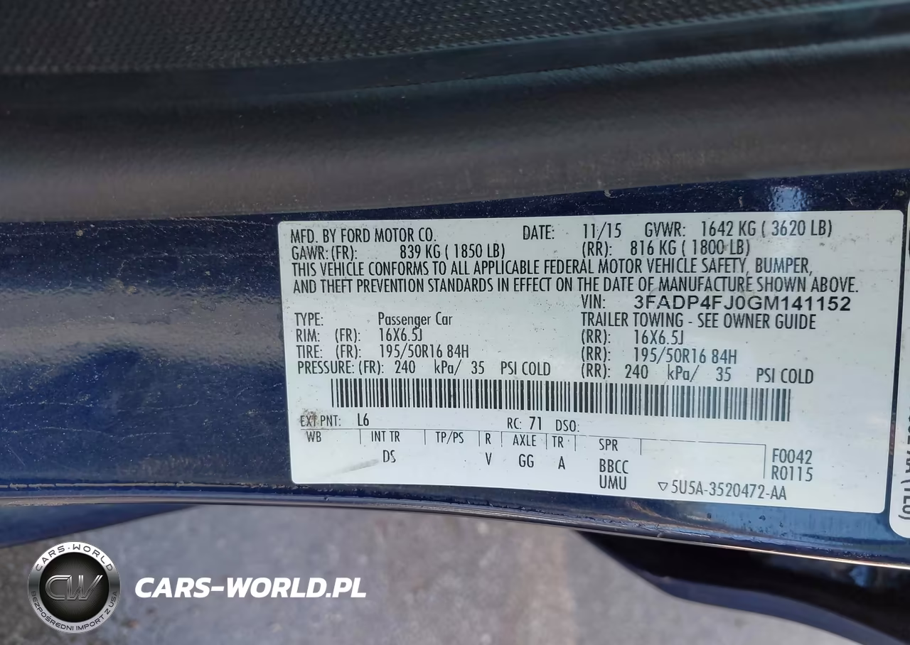 2016 Ford Fiesta Titanium VIN:3FADP4FJ0GM141152 - 9