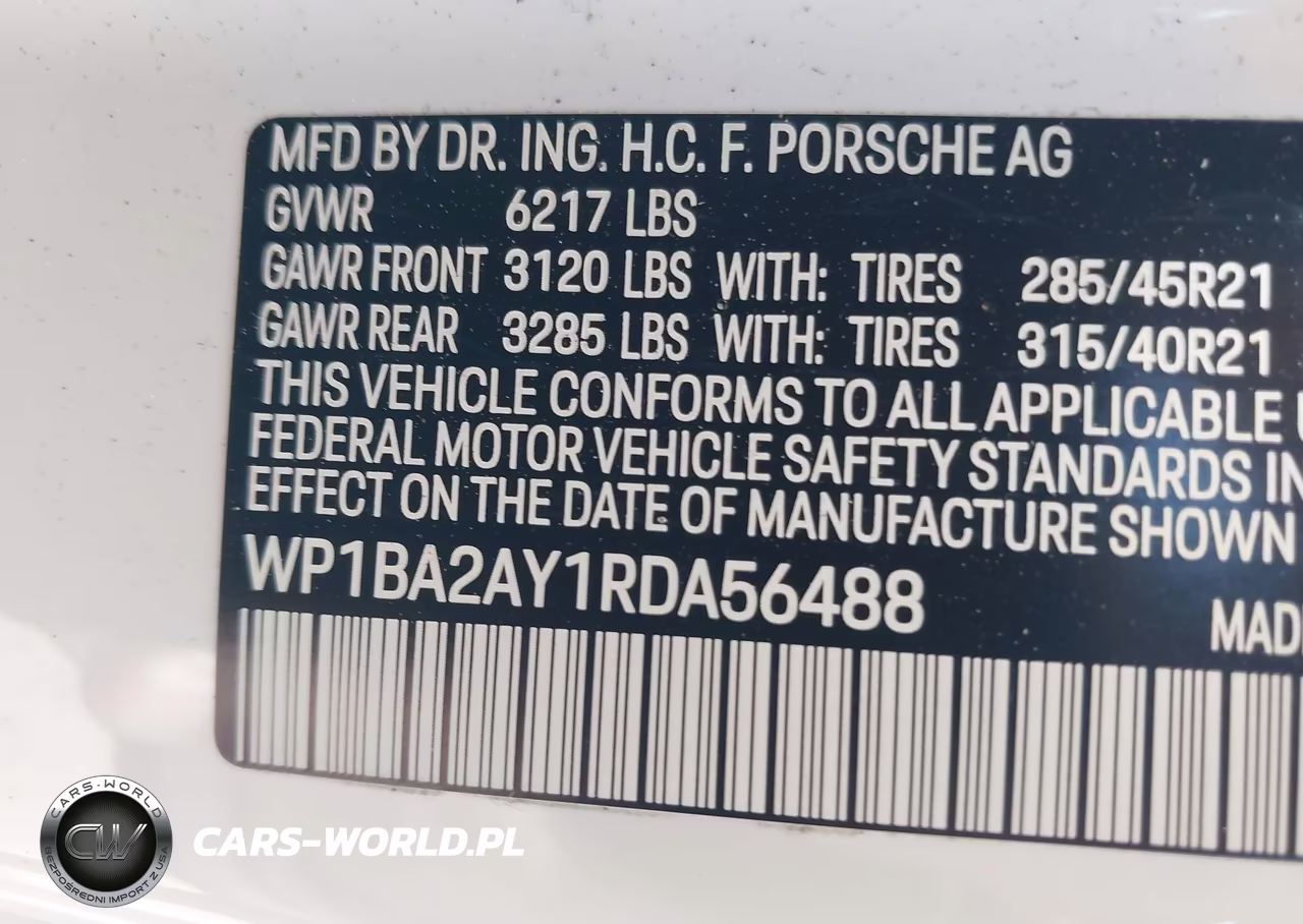2024 Porsche Cayenne Coupe VIN:WP1BA2AY1RDA56488 - 9