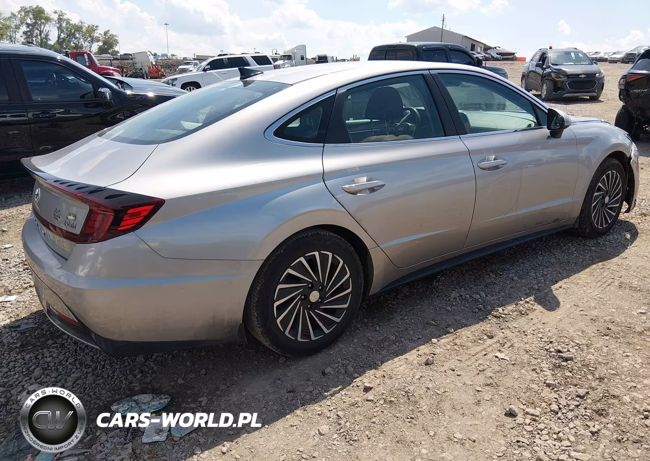 2021 Hyundai Sonata Sel VIN:KMHL34JJ0MA026418 - 4
