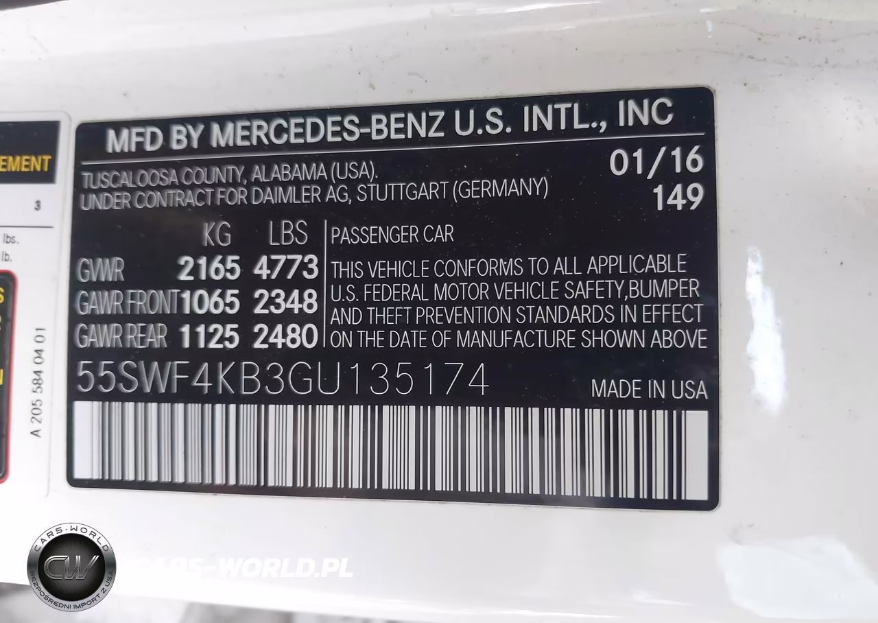2016 Mercedes-Benz C 300 4Matic VIN:55SWF4KB3GU135174 - 9