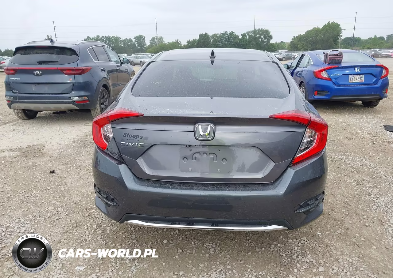 2019 Honda Civic Ex VIN:19XFC1F30KE007081 - 16