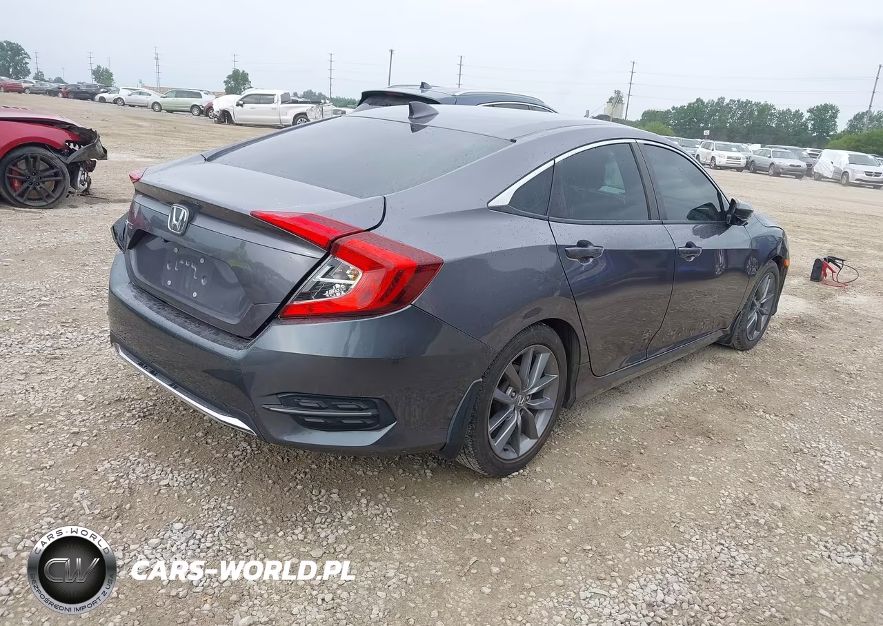 2019 Honda Civic Ex VIN:19XFC1F30KE007081 - 4