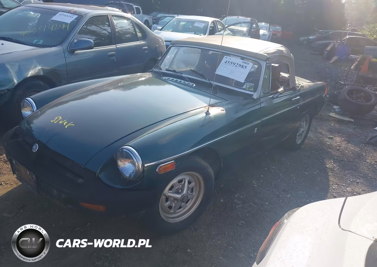 1975 Mg Mgb VIN:GHN5UF376770G - 2