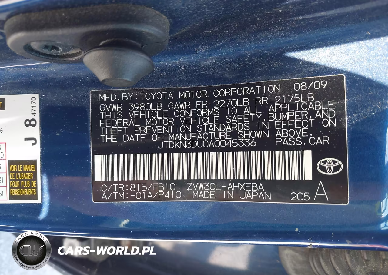2010 Toyota Prius Iii VIN:JTDKN3DU0A0045336 - 9