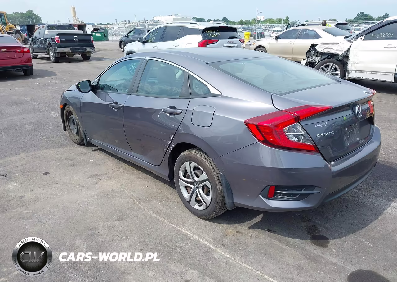 2017 Honda Civic Lx VIN:19XFC2F51HE017490 - 3