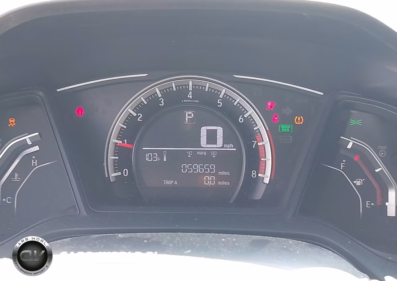 2017 Honda Civic Lx VIN:19XFC2F51HE017490 - 7