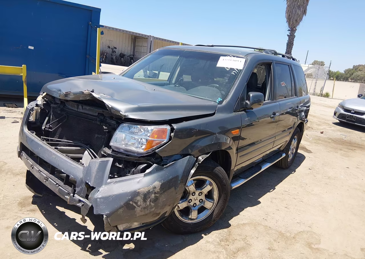2008 Honda Pilot Ex-L VIN:5FNYF18768B039844 - 2