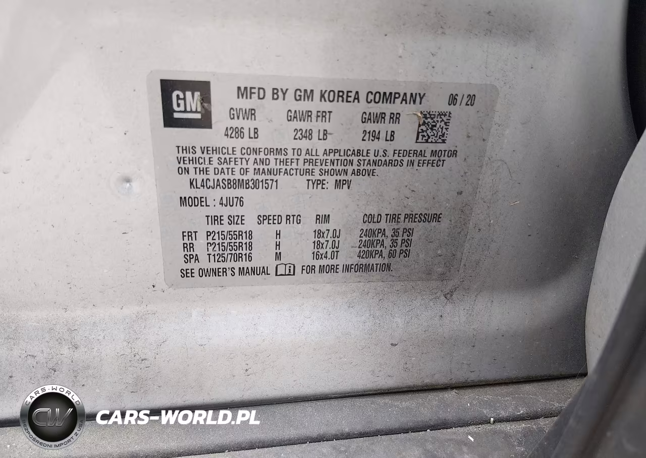 2021 Buick Encore Fwd Preferred VIN:KL4CJASB8MB301571 - 9