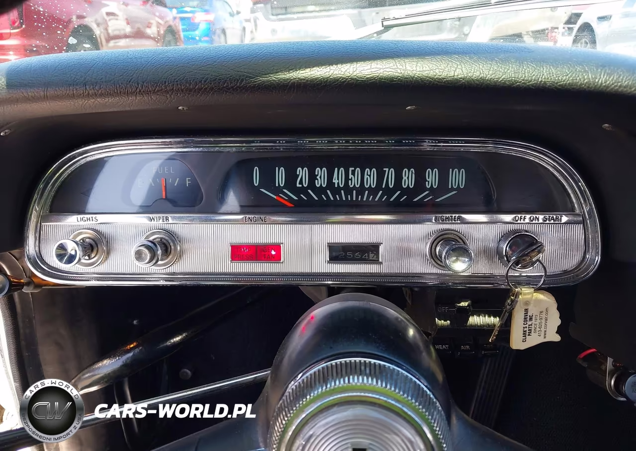 1964 Chevy Corvair Convertible VIN:40967W283061 - 7