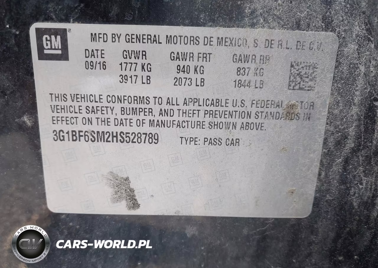 2017 Chevrolet Cruze Premier Auto VIN:3G1BF6SM2HS528789 - 9