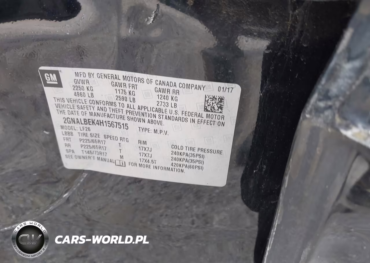 2017 Chevrolet Equinox Ls VIN:2GNALBEK4H1567515 - 9