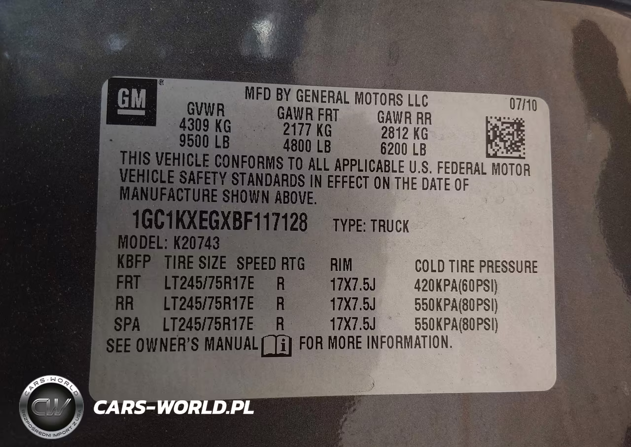 2011 Chevrolet Silverado 2500Hd Lt VIN:1GC1KXEGXBF117128 - 9