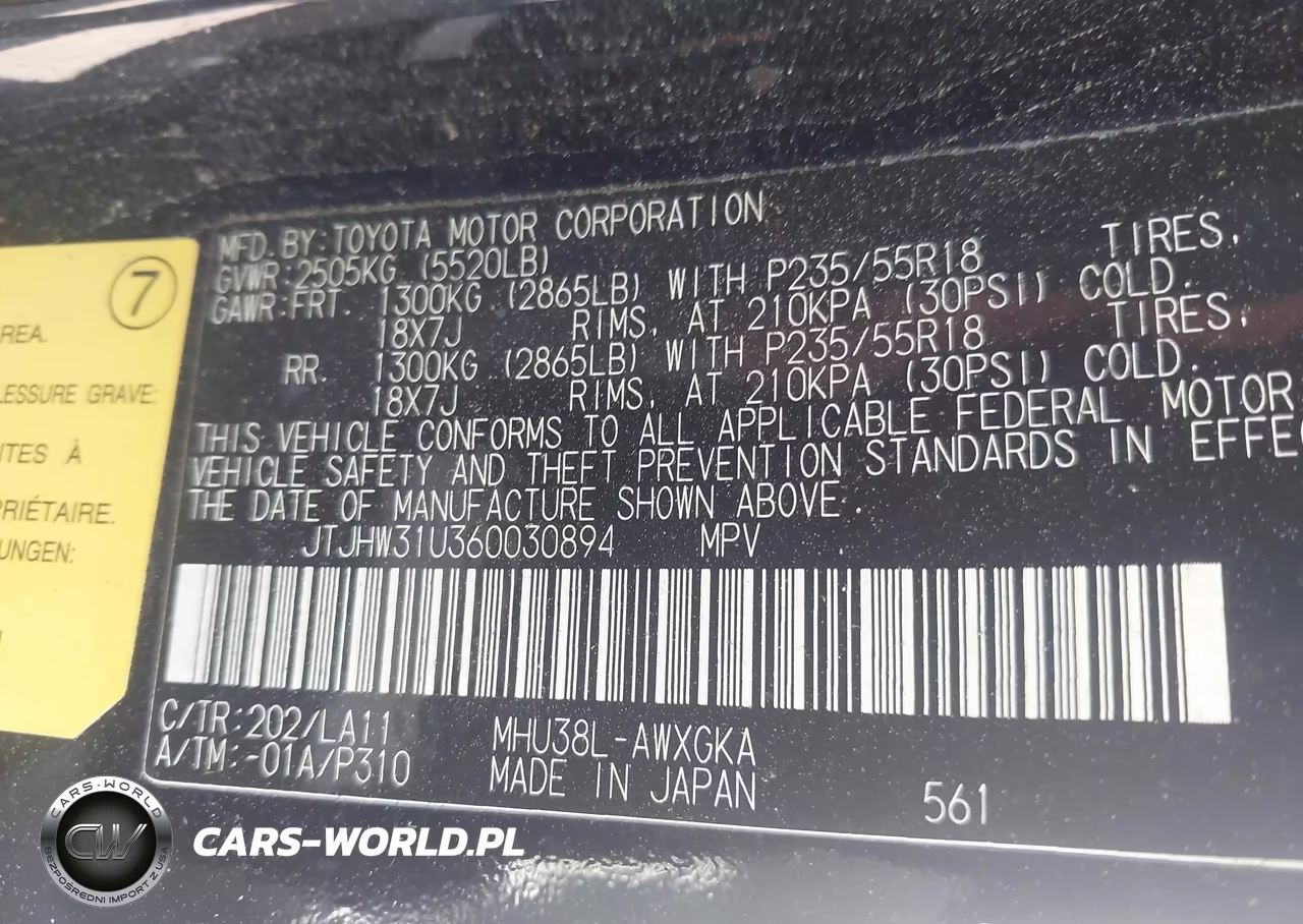 2006 Lexus Rx 400H VIN:JTJHW31U360030894 - 9