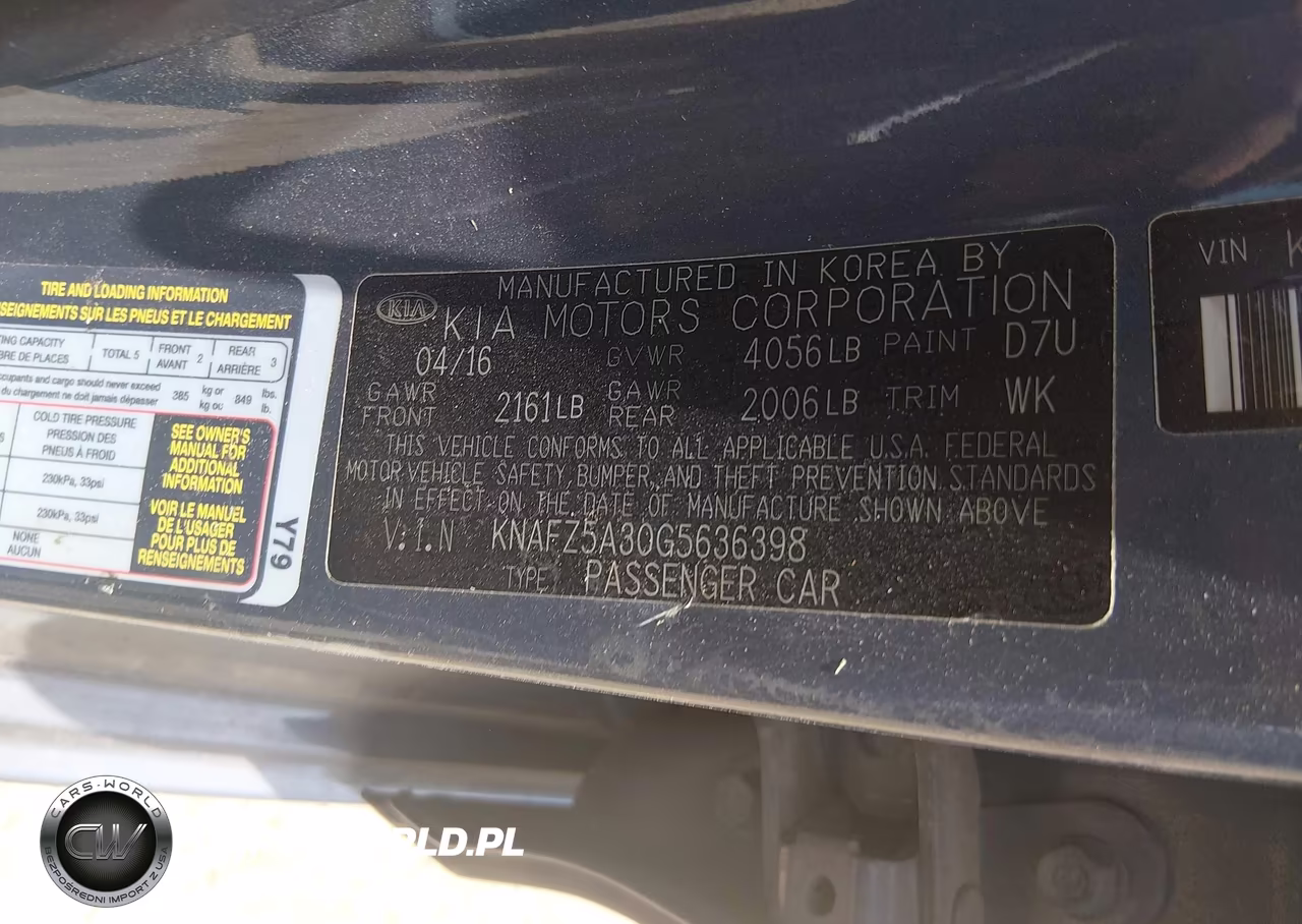 2016 Kia Forte Sx VIN:KNAFZ5A30G5636398 - 9