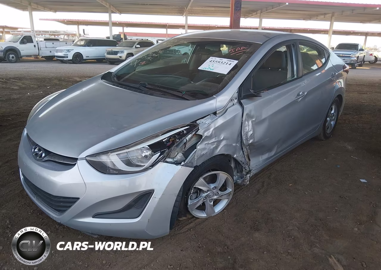 2014 Hyundai Elantra Se VIN:KMHDH4AE2EU181495 - 2